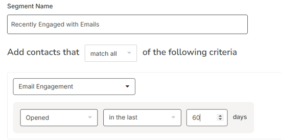 engaged smart segment example